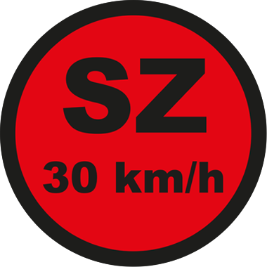 Slow Zone FIA Schilder