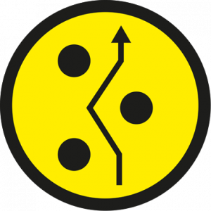 FIA Schilder Schikane rechts